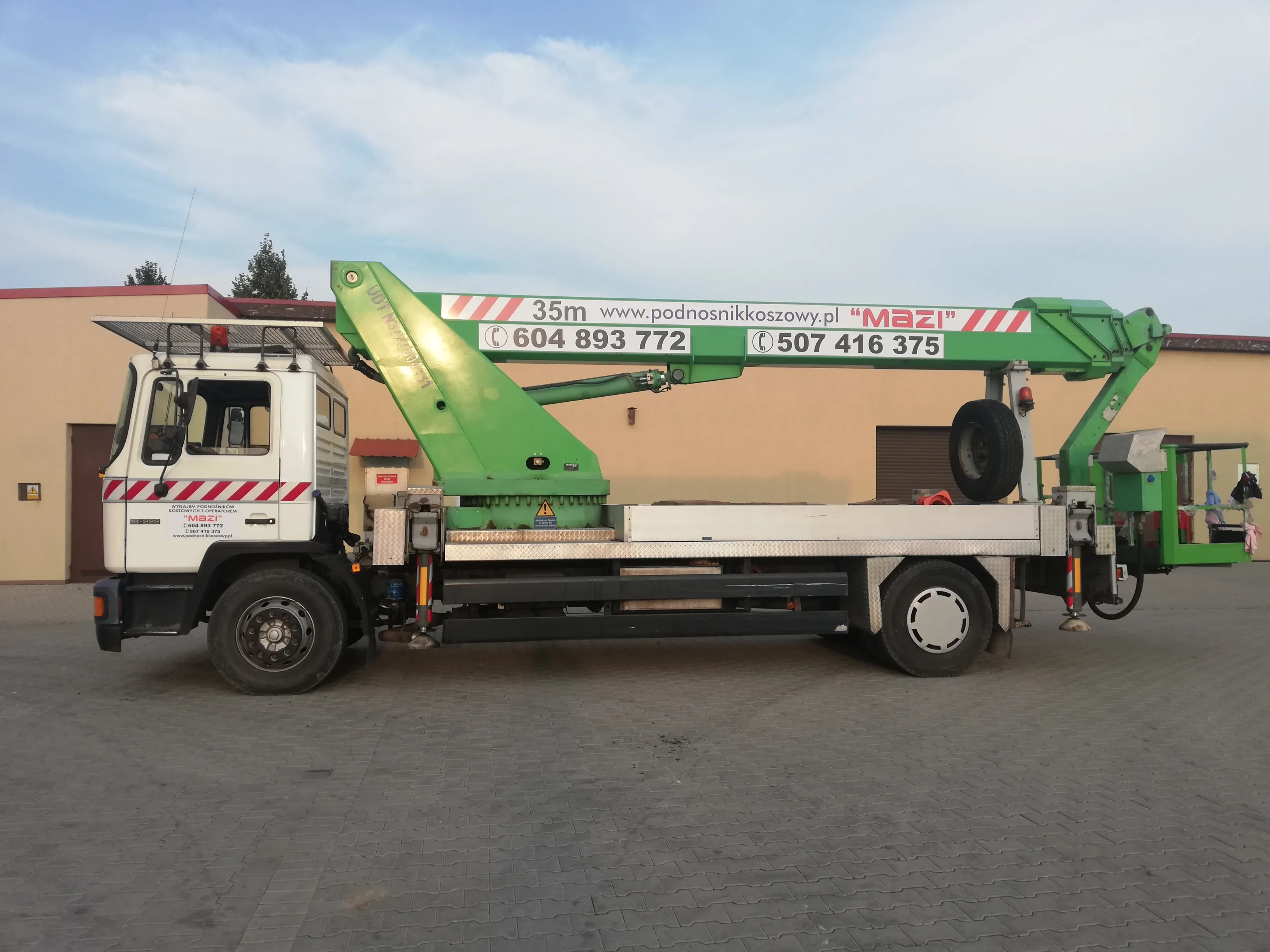 Podnośnik MAN Wumag WT 350 z floty MAZI
